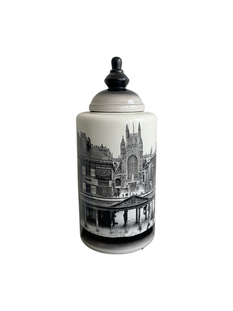 HISTORIC BUILDINGS ON VASE WITH LID SET/3 image 2